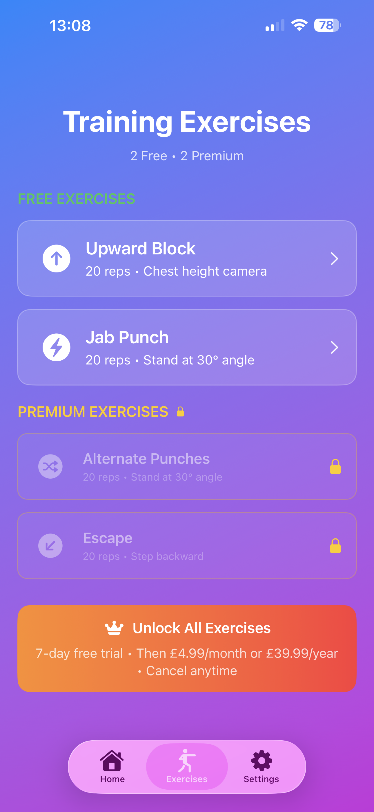 Exercises List